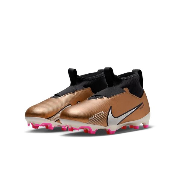 5Y / 6.5W - Nike Zoom Superfly 9 FG/MG Copper Soccer Cleats DR6044-810 NEW